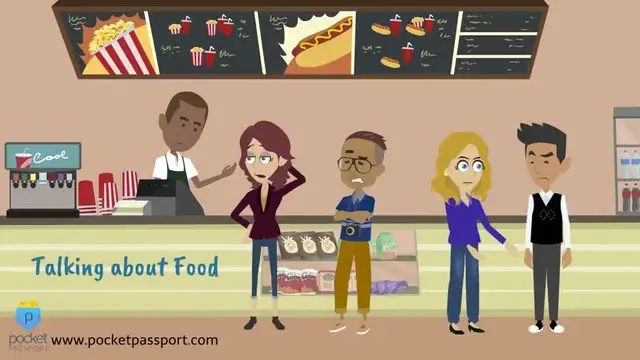 Food _ Talking about Food _ Beginner English _ A Conversation about Food